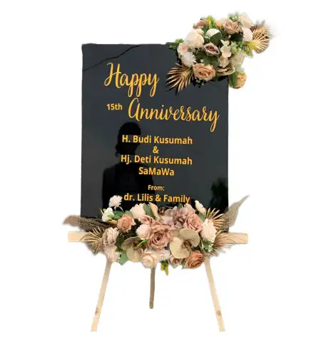 Papan Bunga Akrilik Sememi