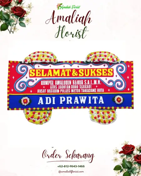 Papan Bunga Ucapan Selamat Sememi